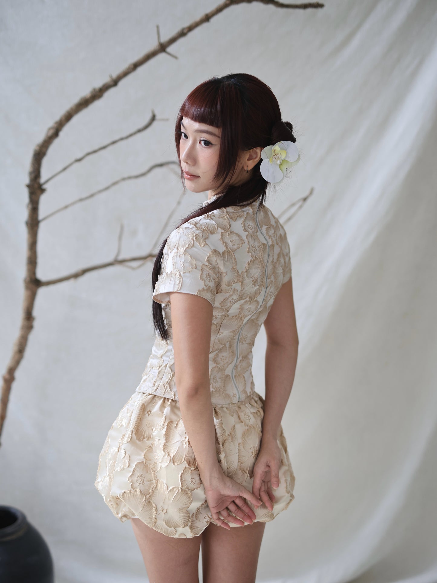 Celesse Set in Champagne Bloom