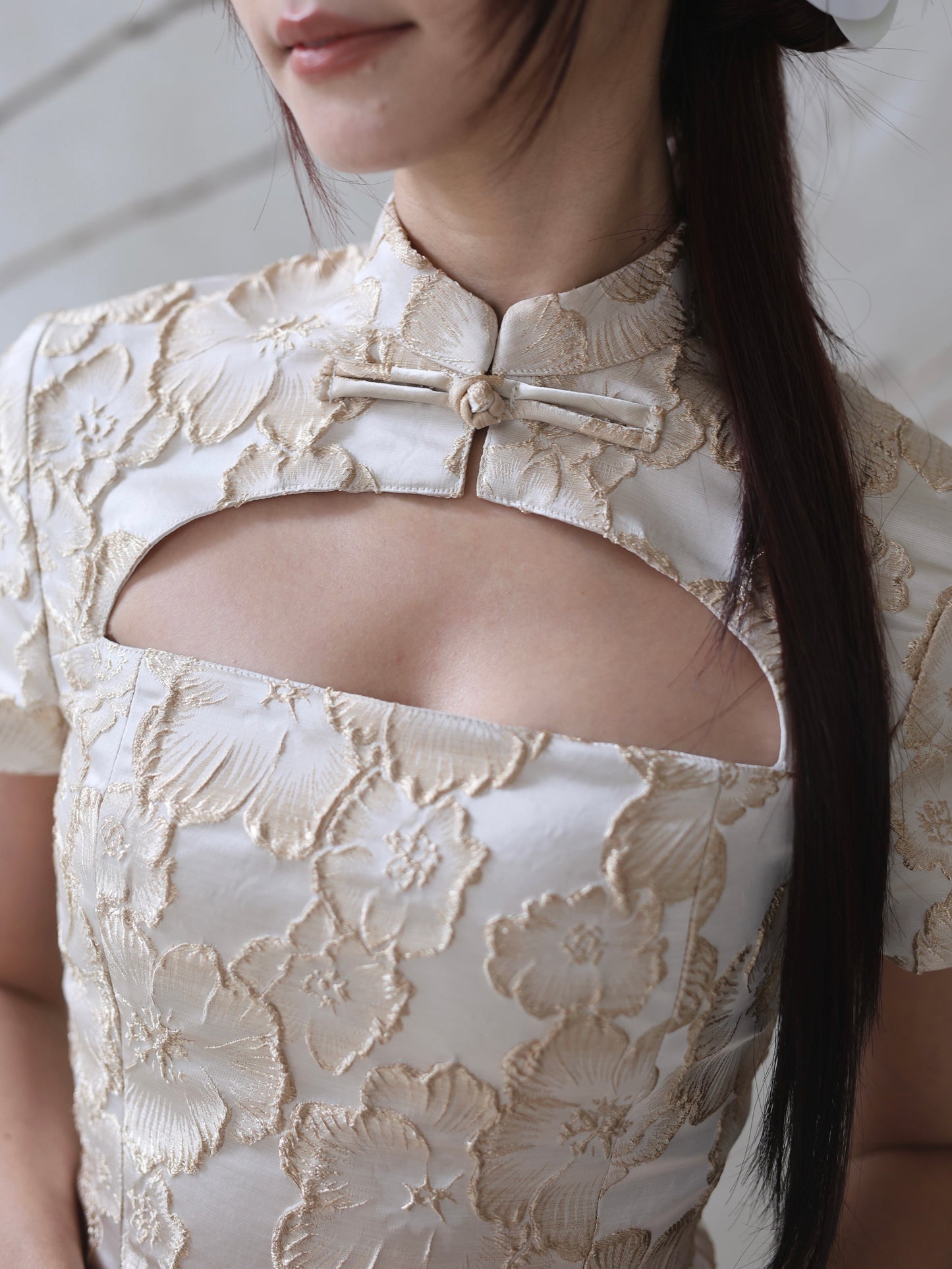 Celesse Top in Champagne Bloom