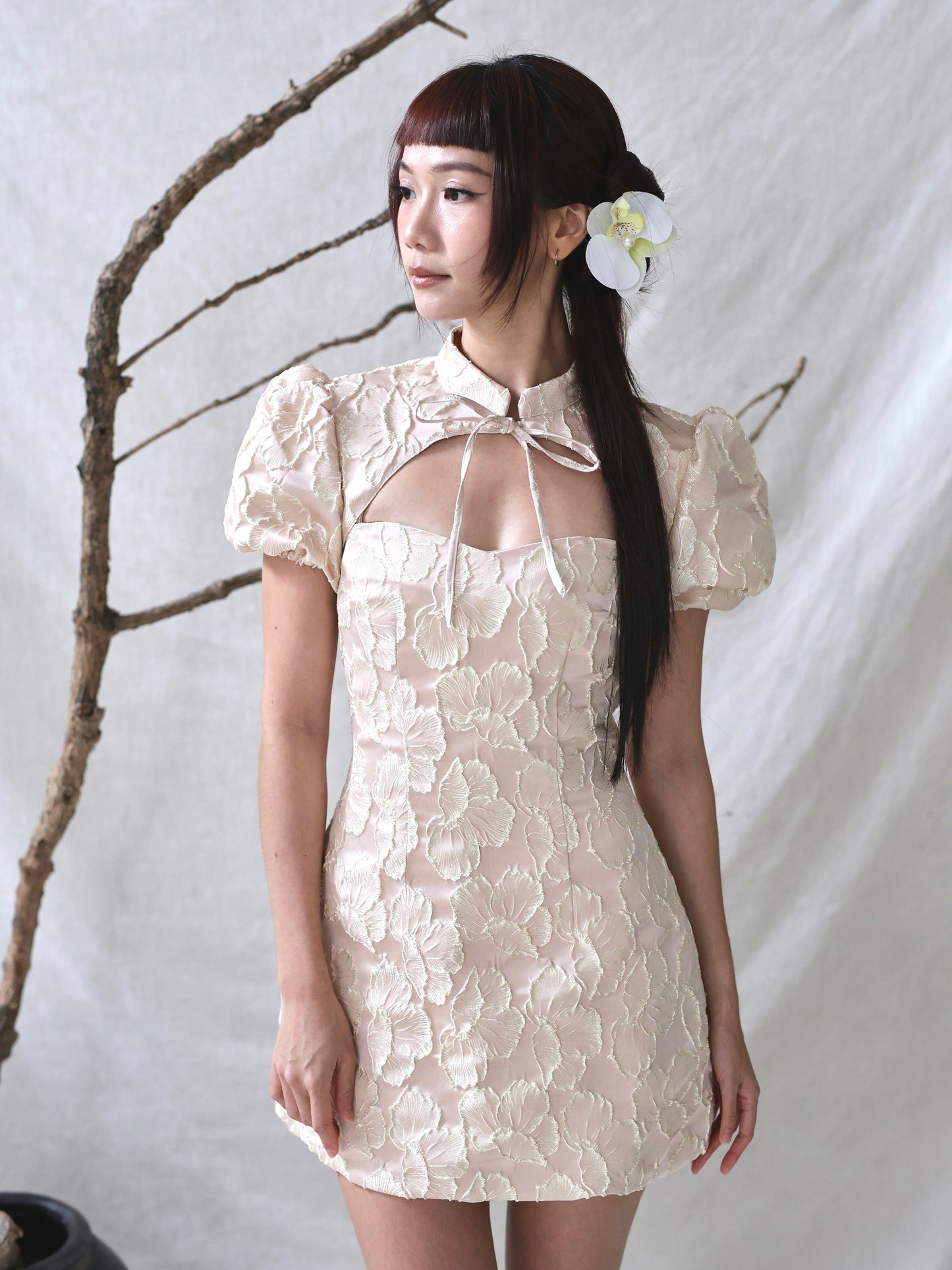 Blaire Mini Dress in Aurora Blush