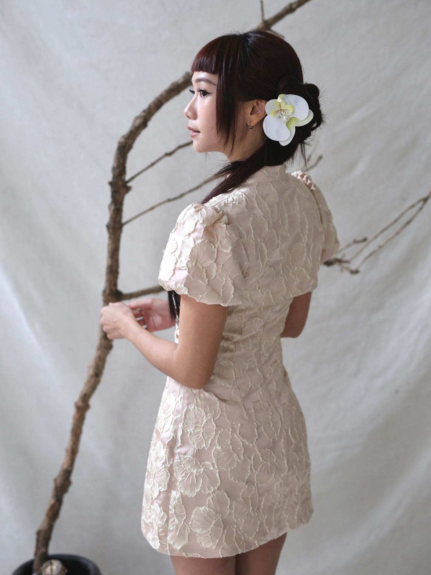 Blaire Mini Dress in Aurora Blush