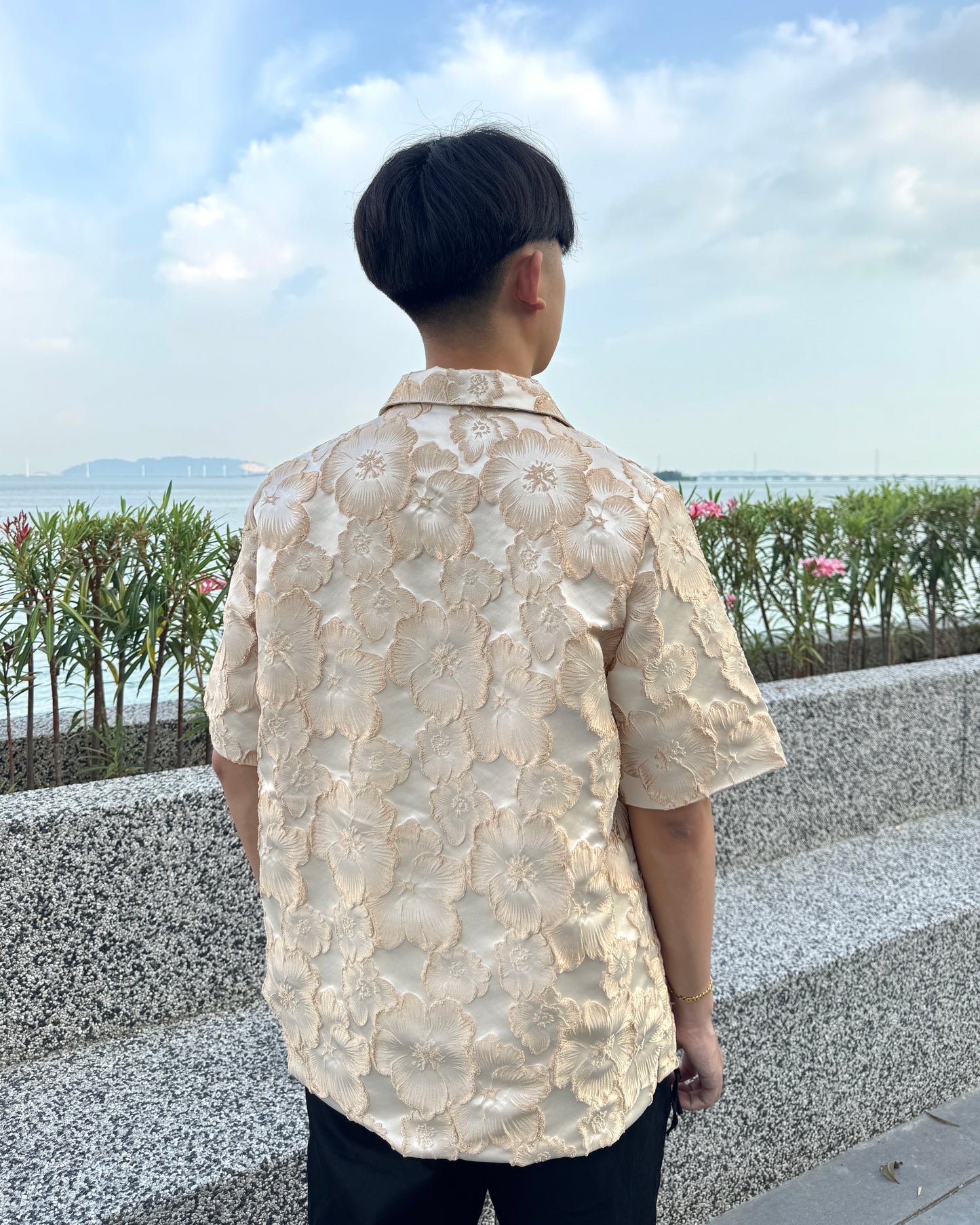 Zyra Shirt in Champagne Bloom