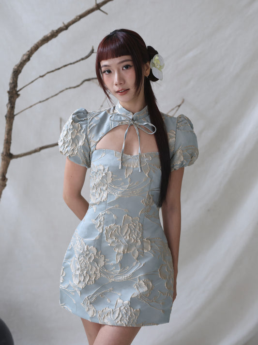 Blaire Mini Dress in Twilight Blue