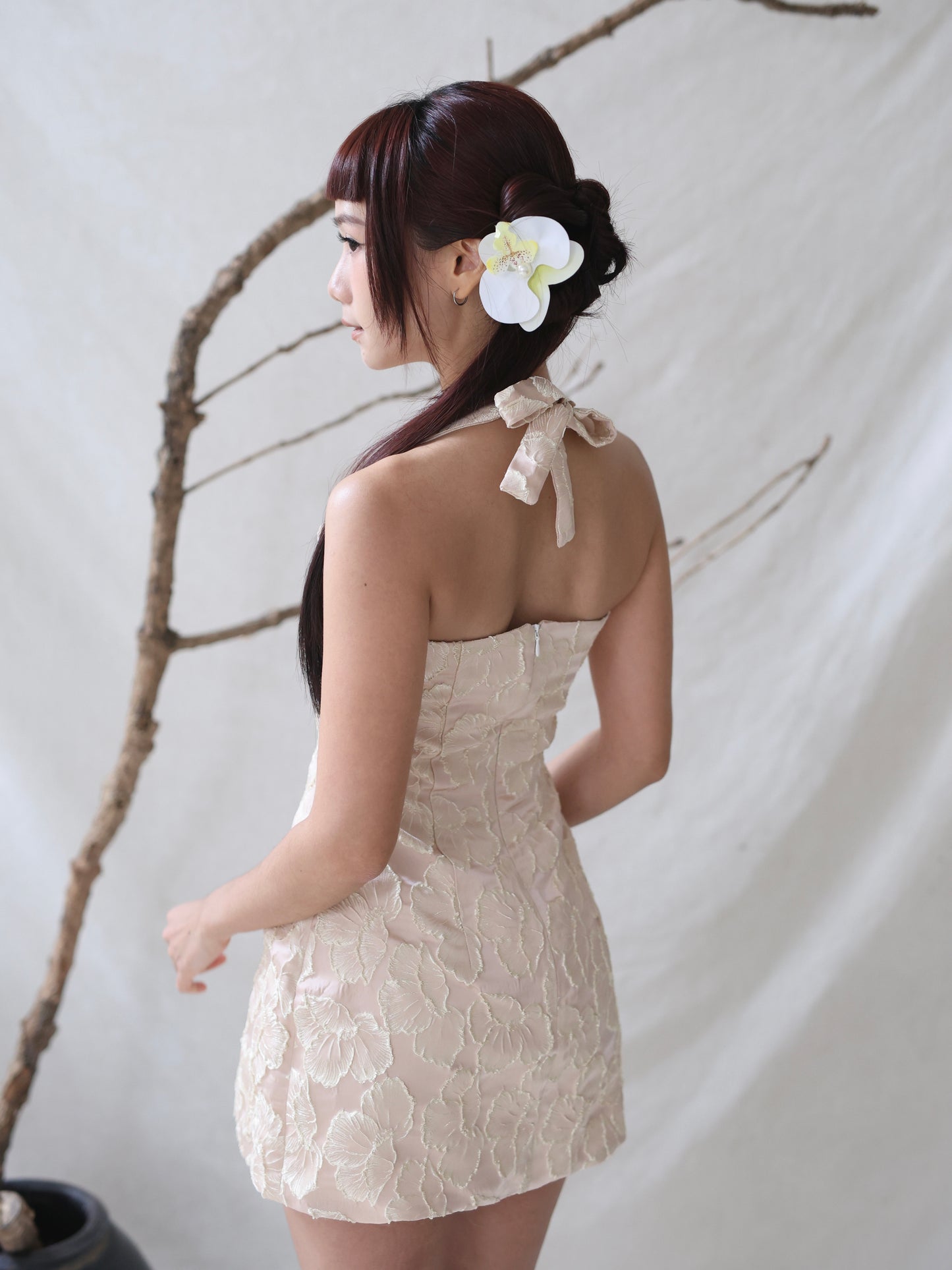 Blaire Mini Dress in Aurora Blush