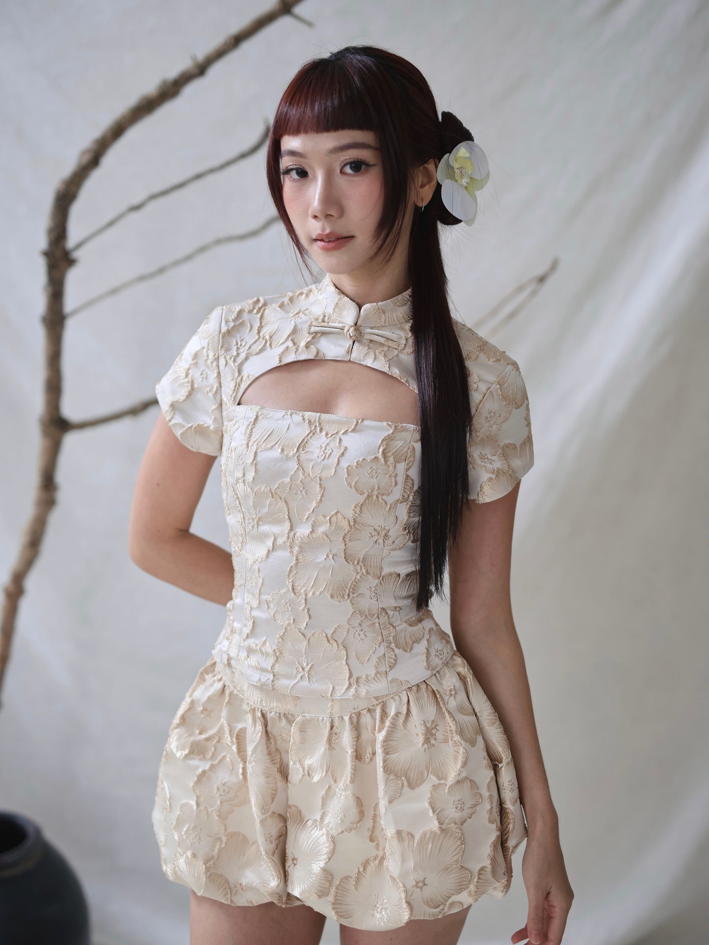 Pawfect Shirt in Champagne Bloom